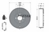 TAMBUR FRANA TEXTAR 94014000 - Compatibil cu ALFA ROMEO, CADILLAC, FIAT, LANCIA