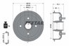 TAMBUR FRANA TEXTAR 94018500 - Compatibil cu FORD, FORD AUSTRALIA, MAZDA