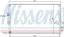 RADIATOR CLIMATIZARE NISSENS 940197 - Compatibil cu HONDA