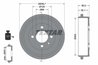 TAMBUR FRANA TEXTAR 94022800 - Compatibil cu CHERY, SEAT, SKODA, VW, VW (SVW)
