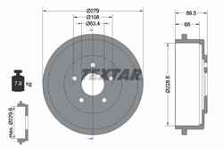 Tambur frana Textar 94024400