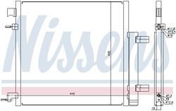 Radiator climatizare Nissens 940247
