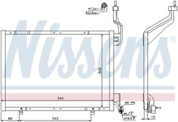 Radiator climatizare Nissens 940287