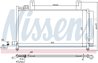 RADIATOR CLIMATIZARE NISSENS 940328 - Compatibil cu FIAT, SUZUKI