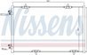 RADIATOR CLIMATIZARE NISSENS 940333 - Compatibil cu CITROEN, PEUGEOT