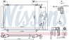RADIATOR CLIMATIZARE NISSENS 940359 - Compatibil cu DAIHATSU