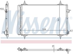 Radiator climatizare Nissens 940438