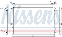 Radiator climatizare Nissens 940468