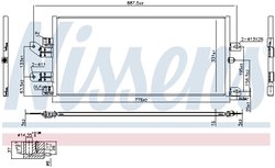 Radiator climatizare Nissens 940486