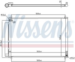 Radiator climatizare Nissens 940537