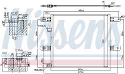 Radiator climatizare Nissens 940541