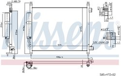 Radiator climatizare Nissens 940600
