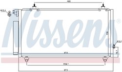 Radiator climatizare Nissens 940710