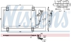 Radiator climatizare Nissens 940725