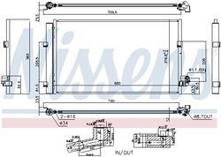 Radiator climatizare Nissens 940748