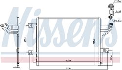 Radiator climatizare Nissens 940909
