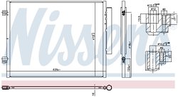 RADIATOR CLIMATIZARE NISSENS 941066 - Compatibil cu ALFA ROMEO