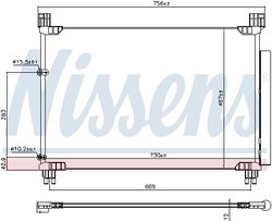 Radiator climatizare Nissens 941147