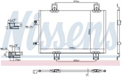 RADIATOR CLIMATIZARE NISSENS 941174 - Compatibil cu MAZDA