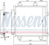 RADIATOR CLIMATIZARE NISSENS 941176 - Compatibil cu TOYOTA