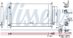RADIATOR CLIMATIZARE NISSENS 941234 - Compatibil cu ACURA