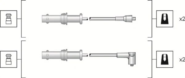 FISE BUJII MAGNETI MARELLI 941318111152 - Compatibil cu SUBARU