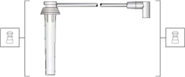 FISE BUJII MAGNETI MARELLI 941318111276 - Compatibil cu CHRYSLER, DODGE, JEEP, MINI, PLYMOUTH