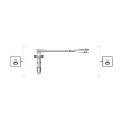 FISE BUJII MAGNETI MARELLI 941319170087 - Compatibil cu RENAULT, VOLVO