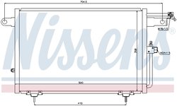 RADIATOR CLIMATIZARE NISSENS 94213 - Compatibil cu AUDI