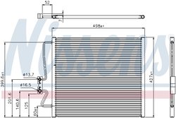 RADIATOR CLIMATIZARE NISSENS 94275 - Compatibil cu BMW