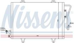 RADIATOR CLIMATIZARE NISSENS 94279 - Compatibil cu RENAULT