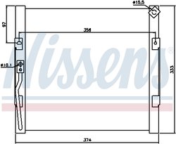 Radiator climatizare Nissens 94289