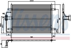 Radiator climatizare Nissens 94323