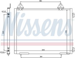 Radiator climatizare Nissens 94327
