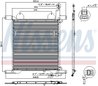 RADIATOR CLIMATIZARE NISSENS 94342 - Compatibil cu DAF