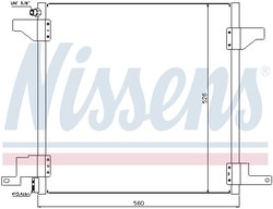 Radiator climatizare Nissens 94390