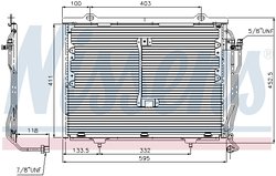 RADIATOR CLIMATIZARE NISSENS 94426 - Compatibil cu MERCEDES-BENZ