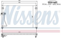 Radiator climatizare Nissens 94428