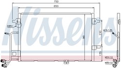 RADIATOR CLIMATIZARE NISSENS 94430 - Compatibil cu AUDI