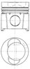 PISTON KOLBENSCHMIDT 94487600 - Compatibil cu ERF, GULERYUZ, MAN, NEOPLAN, SOLARIS
