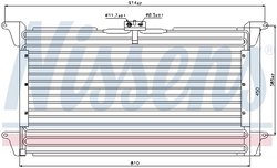 Radiator climatizare Nissens 94539