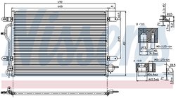 Radiator climatizare Nissens 94583