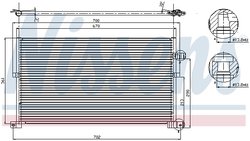 RADIATOR CLIMATIZARE NISSENS 94586 - Compatibil cu FORD