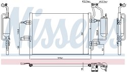 RADIATOR CLIMATIZARE NISSENS 94624 - Compatibil cu OPEL, VAUXHALL