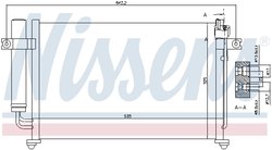 Radiator climatizare Nissens 94647
