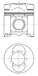 PISTON KOLBENSCHMIDT 94654600 - Compatibil cu AGCO ALLIS, DEUTZ-FAHR, FENDT, MAGIRUS-DEUTZ