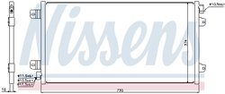 RADIATOR CLIMATIZARE NISSENS 94659 - Compatibil cu NISSAN, OPEL, RENAULT, VAUXHALL