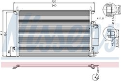 Radiator climatizare Nissens 94675