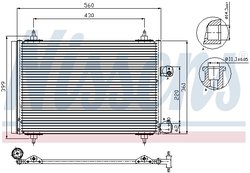 Radiator climatizare Nissens 94723