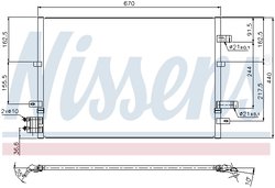 Radiator climatizare Nissens 94777